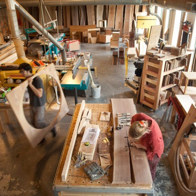 Wickham Solid Wood Studio In Beacon, New York. Photo by Meredith Heuer.